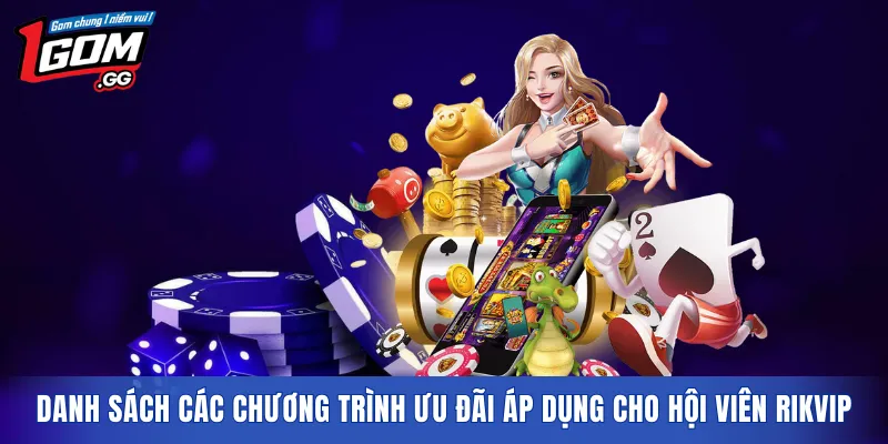 Danh sách các chương trình ưu đãi áp dụng cho hội viên RIKVIP